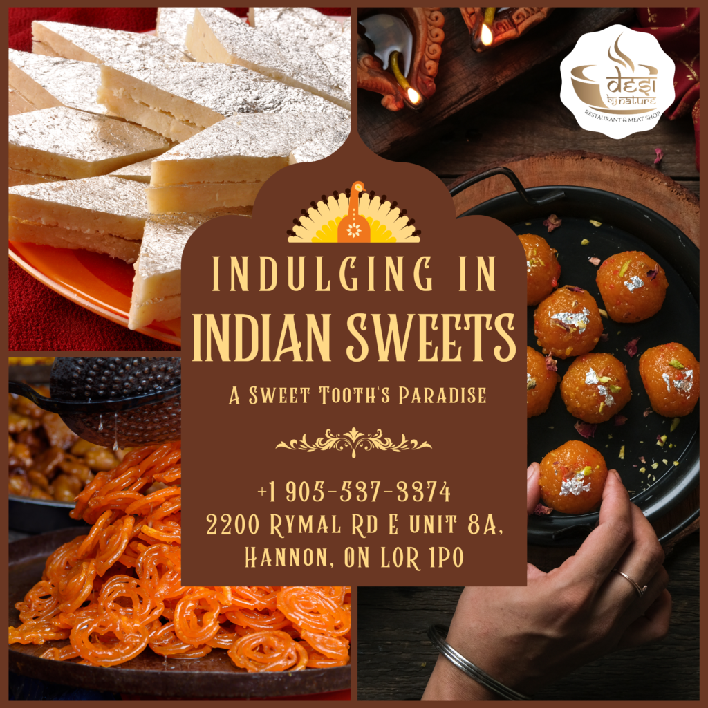 Indulging in Indian Sweets: A Sweet Tooth's Paradise